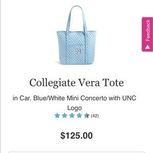 UNC Vera Bradley Tote